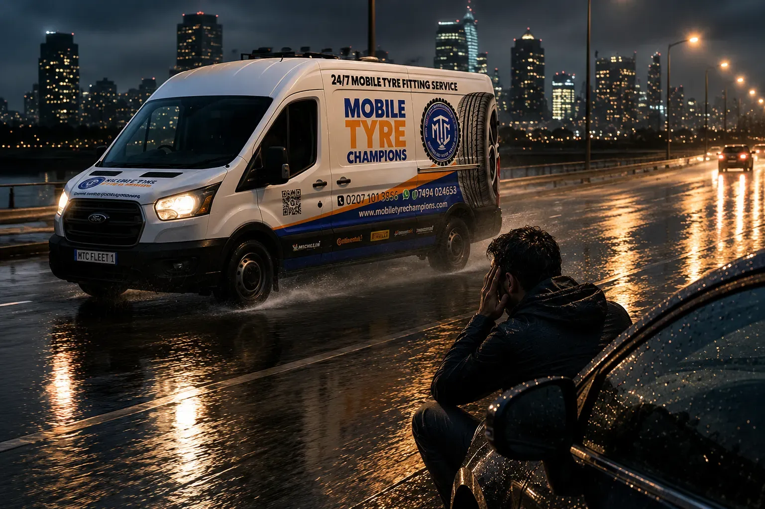 Emergency Mobile Tyre Fitting: What to Do When You Get a Flat Tyre