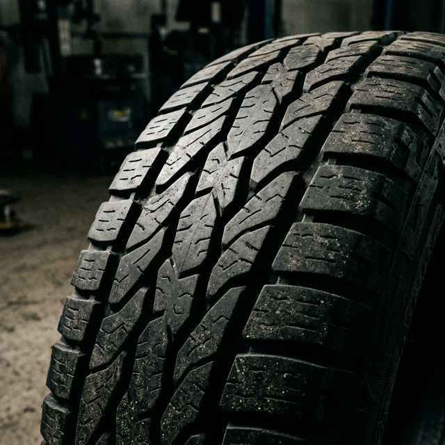 Tire tread background